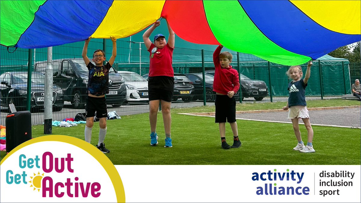 Our @GetActiveGOGA programme aims to breaks down the barriers surrounding activity and inclusivity by using #TheGOGAWay. It shows activity in a different light and closes the gap between disabled and non-disabled people's participation. Find how here: getoutgetactive.co.uk/resources/lear…