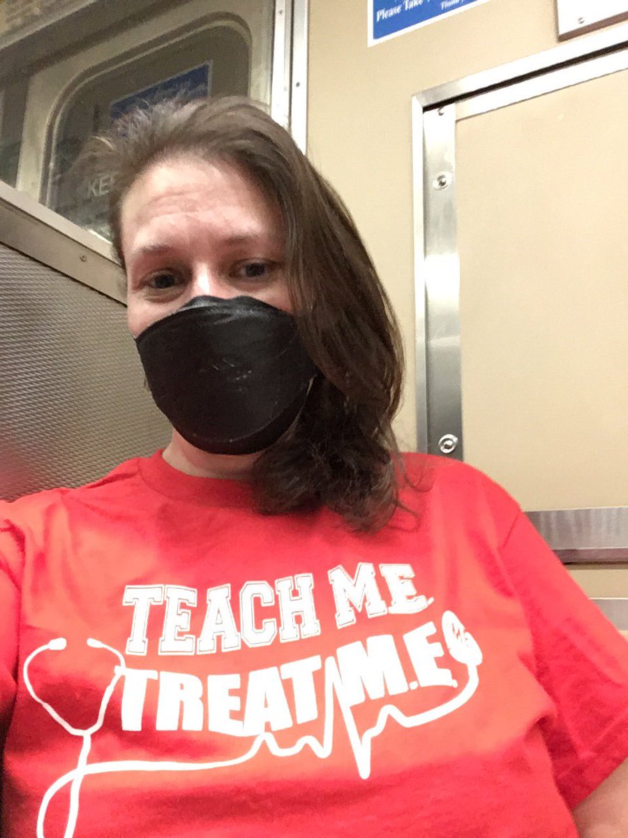 Excited to add this beauty to my collection of advocacy apparel! We desperately need so much more/better medical education on ME. #TeachMETreatME #MEAwareness @exceedhergrasp1
