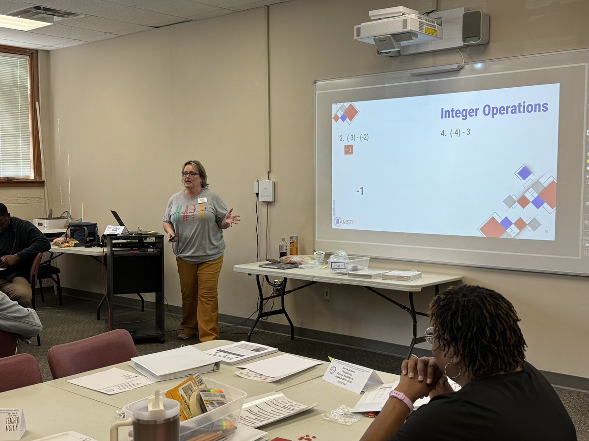 KFR_MathEd's tweet image. @trodsmathtalk presenting 6-8 Alg&amp;amp;Fun today at @AMSTI4all TTT @AMSTIUAB! #conceptualunderstanding #learningbydoing #amsti4all