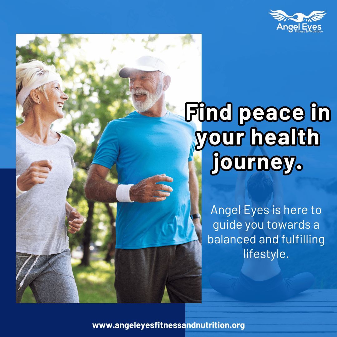 Find peace in your health journey.
Angel Eyes is here to guide you towards a balanced and fulfilling lifestyle.

PHOTO DESCRIPTION: Happy senior people exercising for a healthy life
.
.
#Angeleyesfitnessandnutrition #blind #blindness #accessibility #visualimpairment