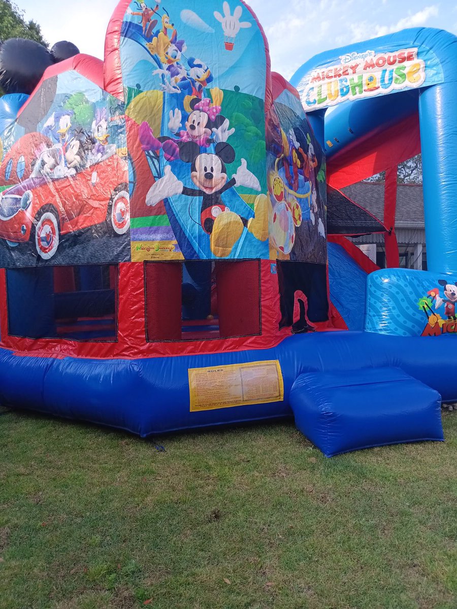 5in1 Mickey Mouse bounce house rental in Metairie, Louisiana from About To Bounce inflatable rentals. abouttobounce.com
#bouncehouserentals
#eventrentals
#partyrentals