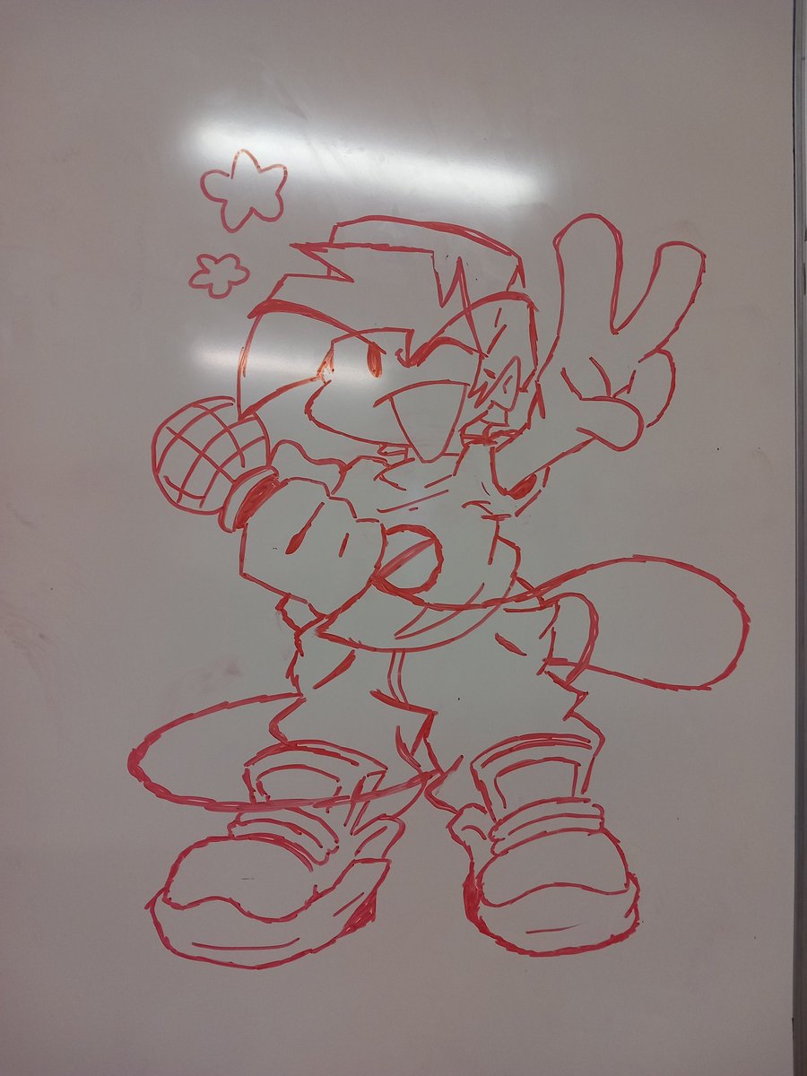 We are getting this game (silly doodle I did on a whiteboard) #art #fridaynightfunkinfanart #wearegettingthisgame #fnf