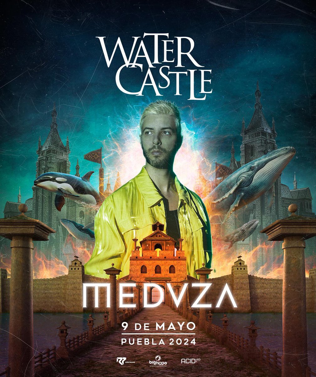 Water Castle Carnival llegará a Puebla la próxima semana con un cartel increíble encabezado por dos de los más importantes DJs de Tech House y Progressive House @JamesHYPE y @meduzamusic 🙌🏼 Nos vemos en la @FeriaPuebla este próximo 9 de Mayo 🙌🏼