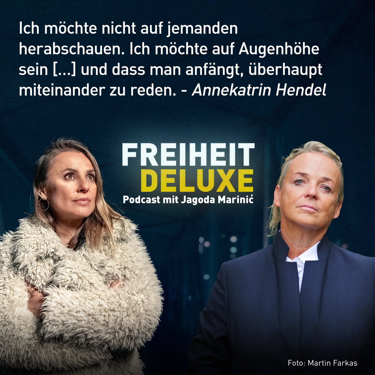 Annekathrin Hendel ist mein neuer Gast bei ⁦@freiheitdeluxe⁩. Wir reden über die DDR, die sie kannte und nicht kannte, über Ost-Klischees und Erotik, über Filme und Fußball… a very Special guest.