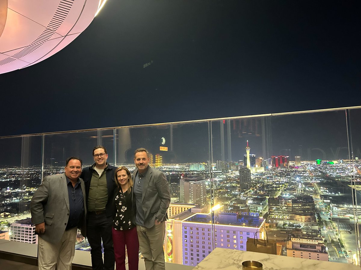 The Brandlive team is having a blast in Vegas this week at @EventTechLive. And a huge congrats to @Bloomberg for winning Best use of Audio Visual Technology! #brightertogether