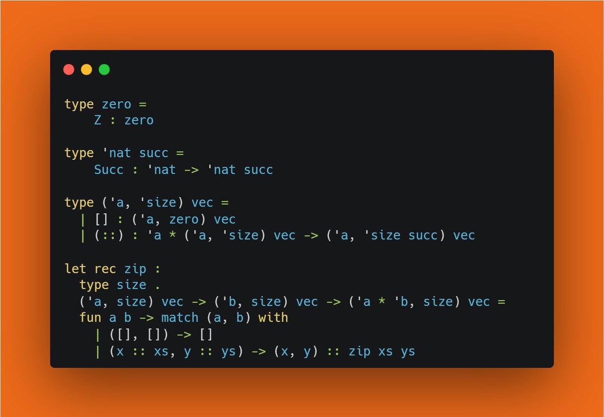 Programming with Dependent Types in OCaml is pretty neat!