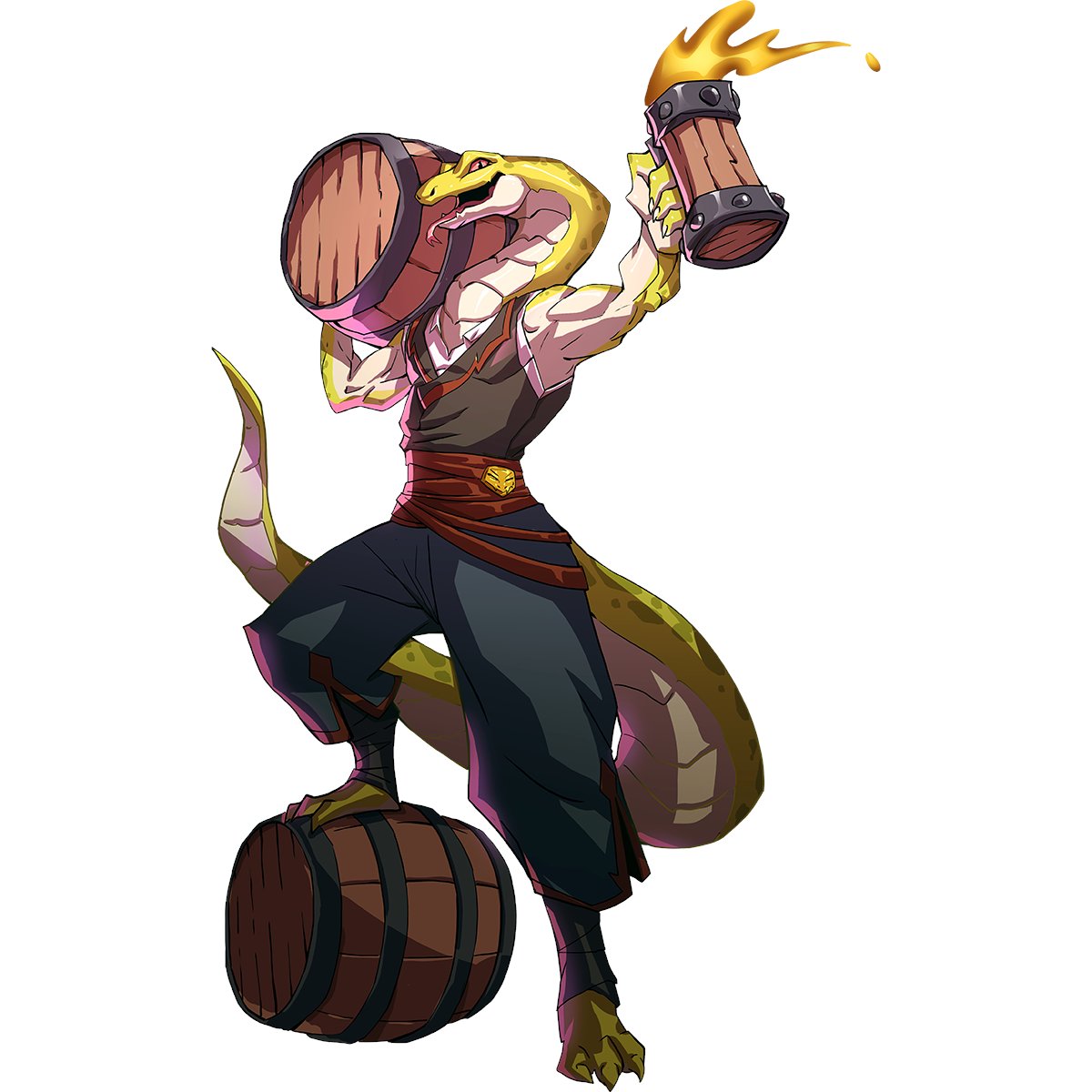 Rebellion Lore: Brewmaster Abraxas, proprietor of the Coiled Chalice, uses his knowledge of herbalism and the arcane to craft bold, alcoholic concoctions as multifarious as New Sskah City’s labyrinthine tunnels. #splinterlands #splinterlore #cryptocurrency #GamingCommunity