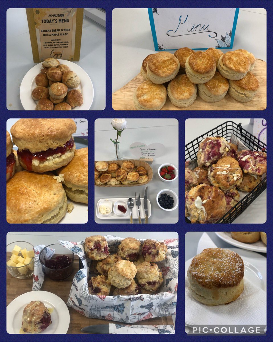 It might not feel like Summer but Ms.Finn’s first year Home Ec Summer cookery exams were held today! A variety of tasty scones were made and a wonderful display of skills displayed. Well done to all! @mungretcc