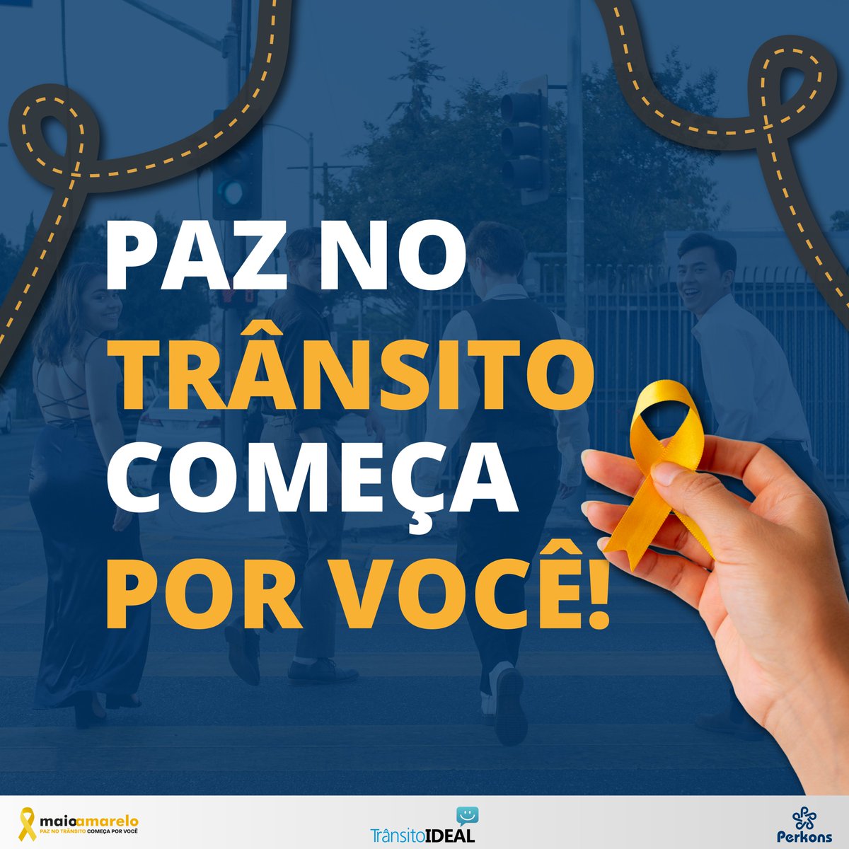 #MaioAmarelo: 11 anos de conscientização para um trânsito mais seguro! 
Em 2024, convidamos todos a refletirem sobre o impacto das nossas atitudes no trânsito e na sociedade. Cada vida importa e a segurança está em suas mãos! 
#Paznotrânsitocomeçaporvocê! 🚦✨ #TrânsitoSeguro