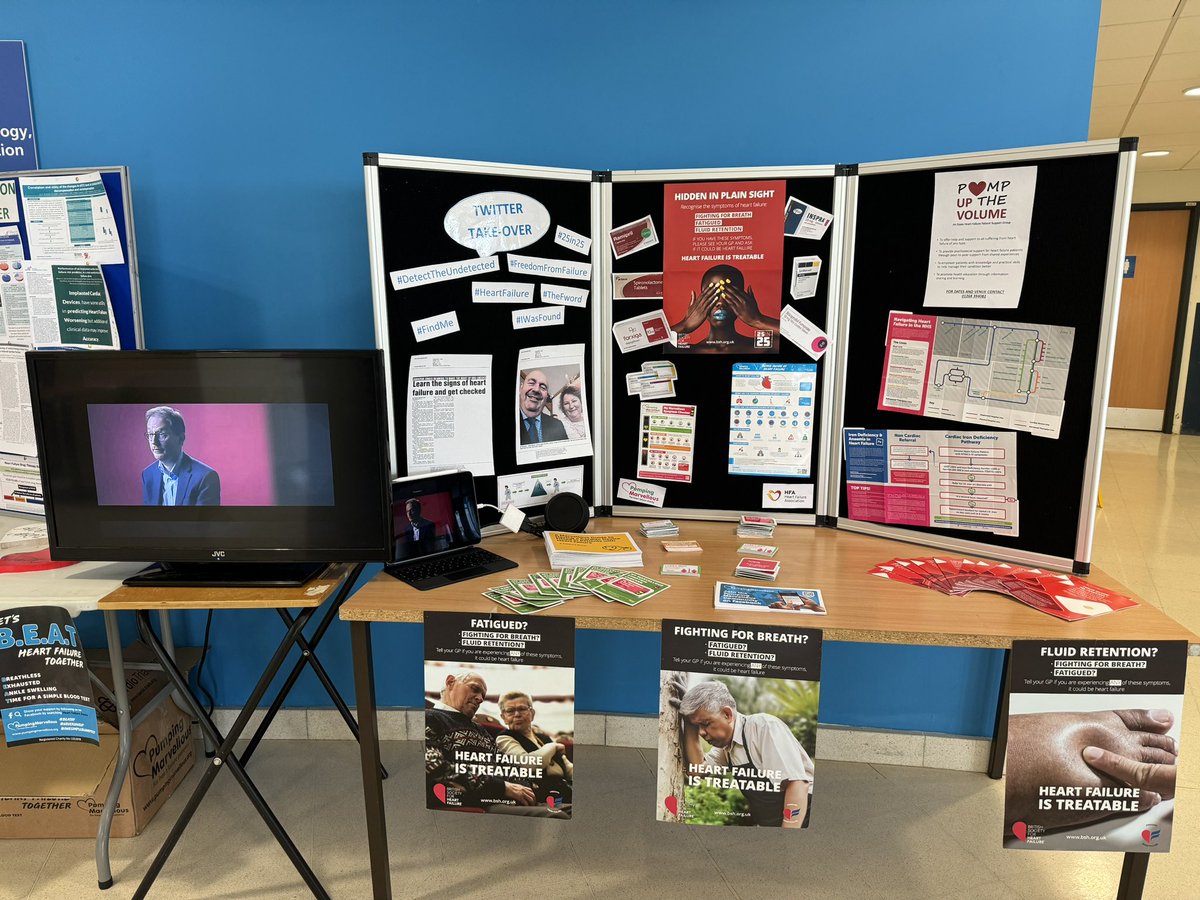 We have had a busy few days @MSEHospitals and @EssexCTC 🫀
Our patient support group “Pump Up The Volume” led the line for #HFAW24 in Essex. They are truly inspirational ♥️ 
#FindMe #IWasFound #DetectTheUndetected #25in25 
Find us tomorrow @HighChelmer for our community stand