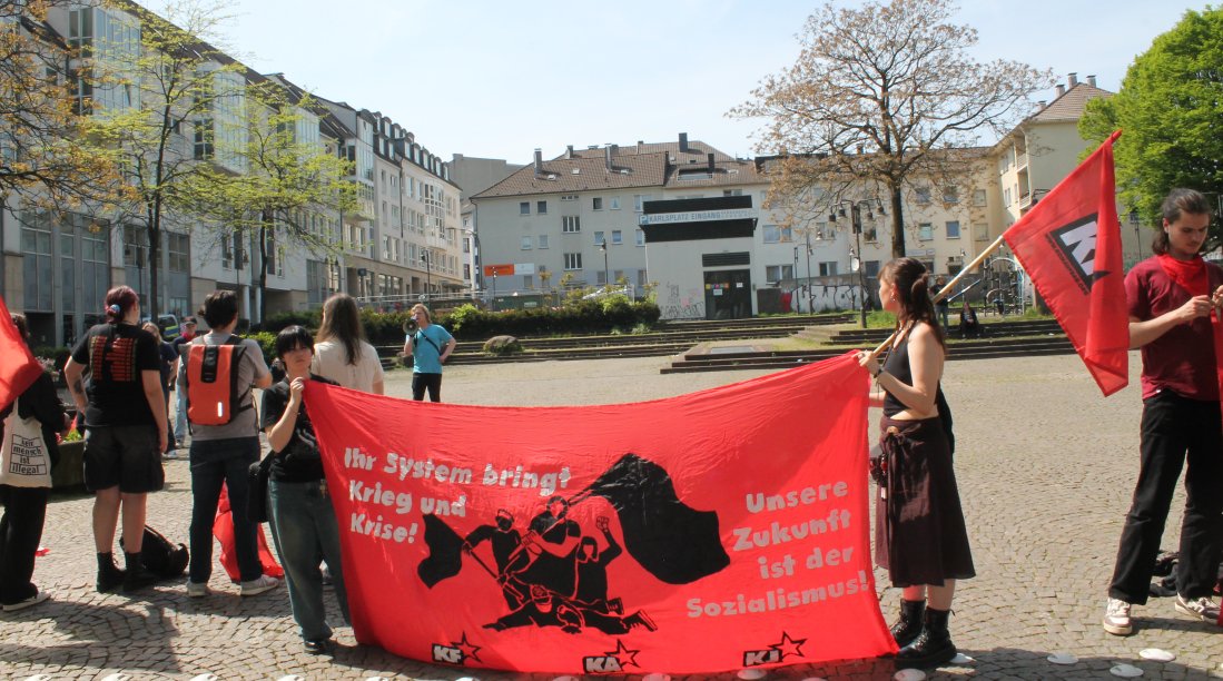 Am 1. Mai waren wir in einem Dutzend Städten in Deutschland auf der Straße für eine sozialistische Perspektive und für weitere Schritte im Parteiaufbau. #Klassenkampf #KommunistischePartei #Sozialismus #Revolution #1Mai #Revo1Mai