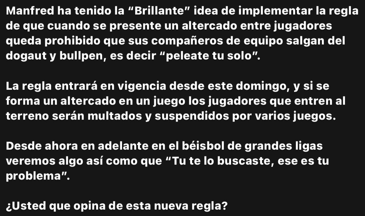 Me mandan esto por dm. Me dicen que les extraña que en @ElExtrabase no esté esta información. 
Les digo que es FALSO, no existe esta regla. 
Si algunos portales se han hecho eco, pues están replicando una mentira.