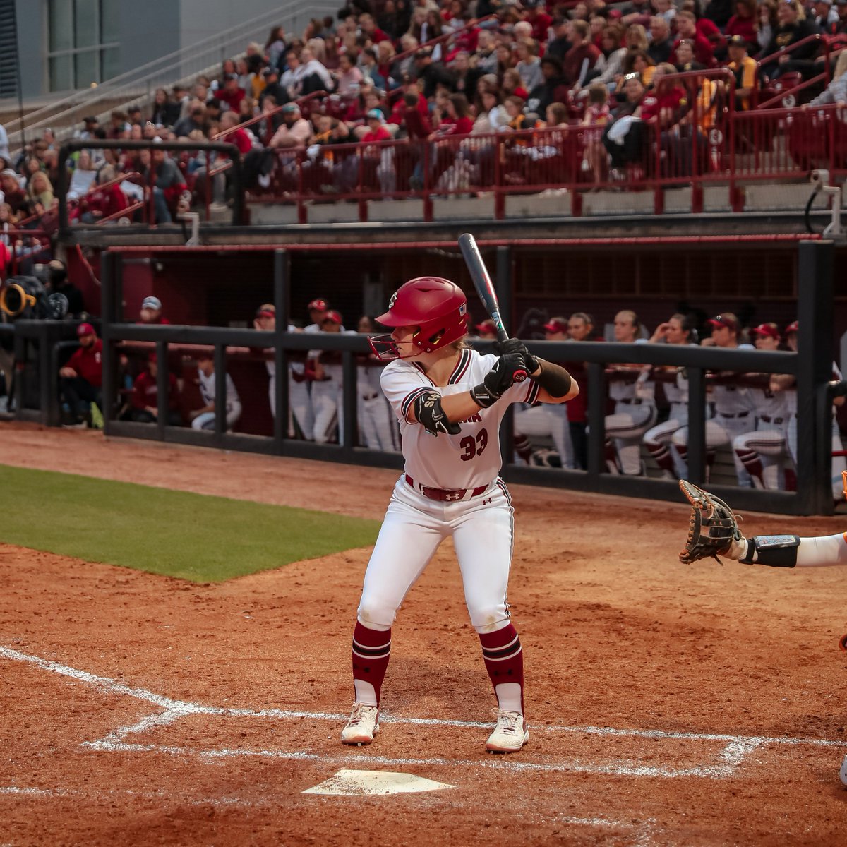 𝗦𝘄𝗶𝗻𝗴 𝗯𝘆 𝗕𝗲𝗰𝗸𝗵𝗮𝗺 𝗙𝗶𝗲𝗹𝗱 this weekend for the last home @GamecockSoftbll series of the year!🥎 Friday at 6PM🐔 Saturday at 6PM🤙 Sunday at 3PM🌞