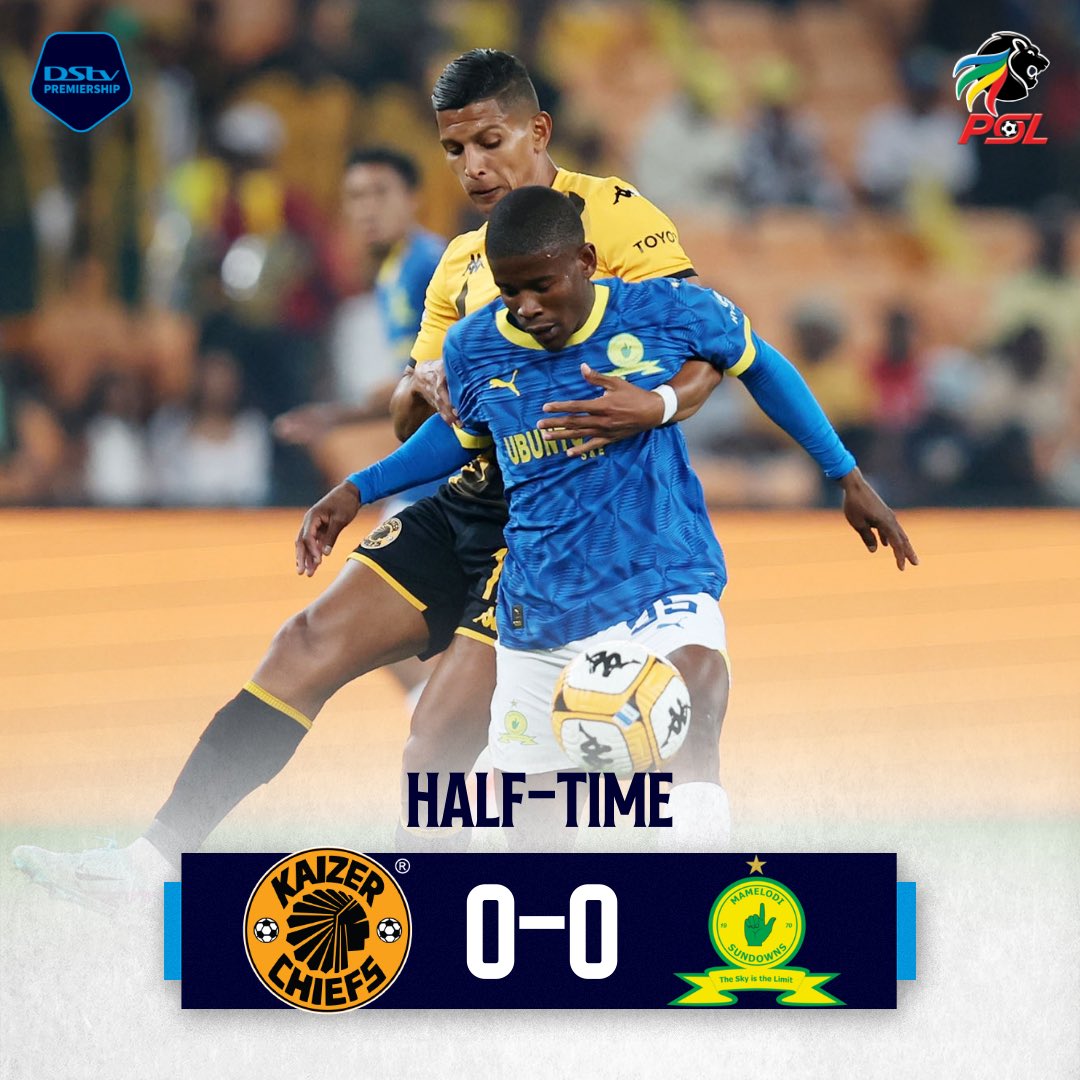 It’s goalless at the break at FNB Stadium, how do you see the second half? 👀 #DStvPrem