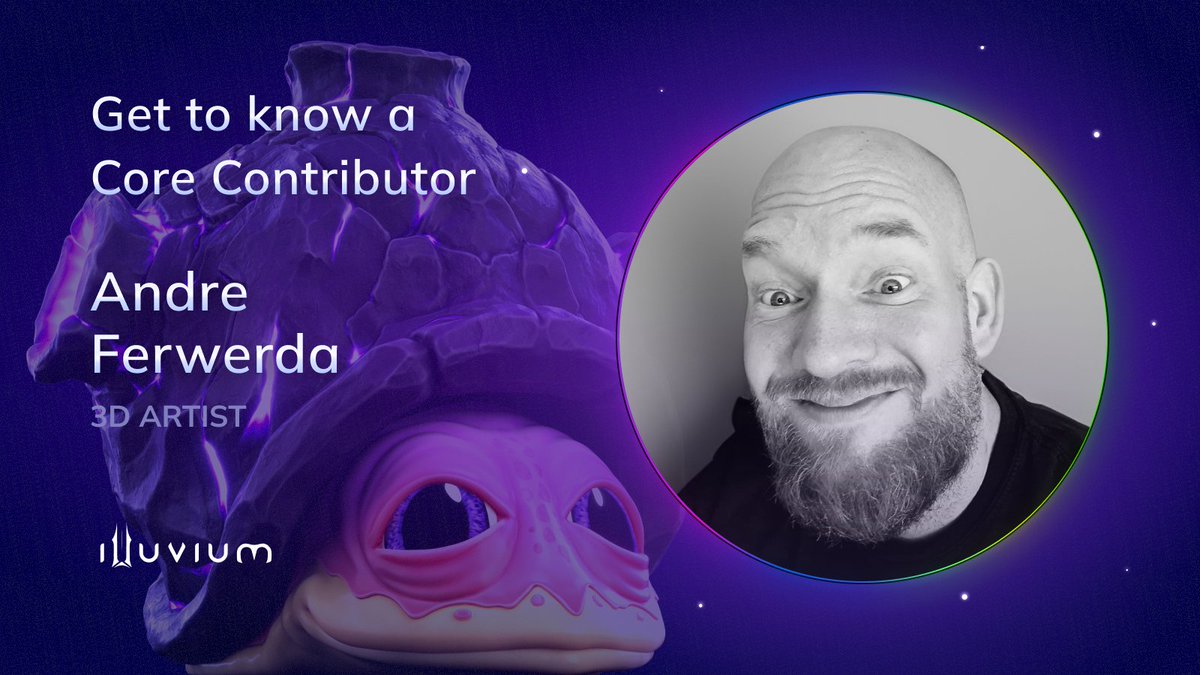 🤝 Meet @AndreFerwerda, Illuvium's 3D Artist & Texture Artist Let's dive into the creative world of Andre Ferwerda, a key player in bringing the Illuvium universe to life. 🎨 How did you first get involved with Illuvium? 'I was contacted by Kevin who asked if I was interested