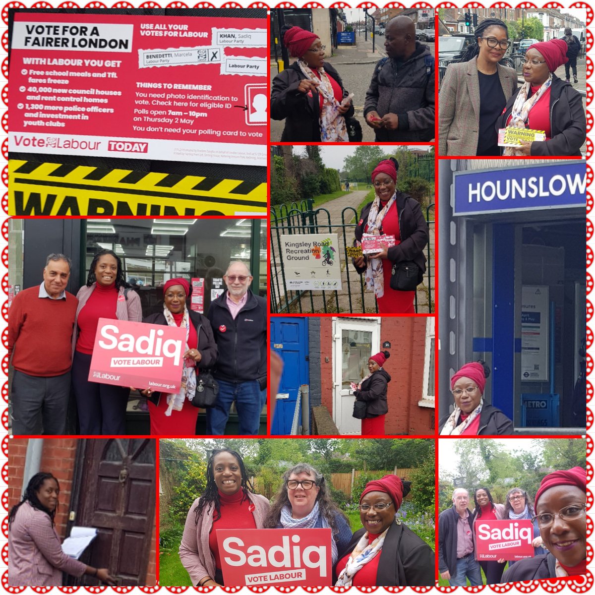 In Hounslow: @Shansview @grewal_pritam Final push to #GOTV for Mayoral Candidate @SadiqKhan & GLA candidate Marcela @MarcelaBenede10 Thursday, #2nd May. Make your voice heard #VOTE #LondonLabour Now back to #BenshamManorWard GOTV for Maddie @MinsuR