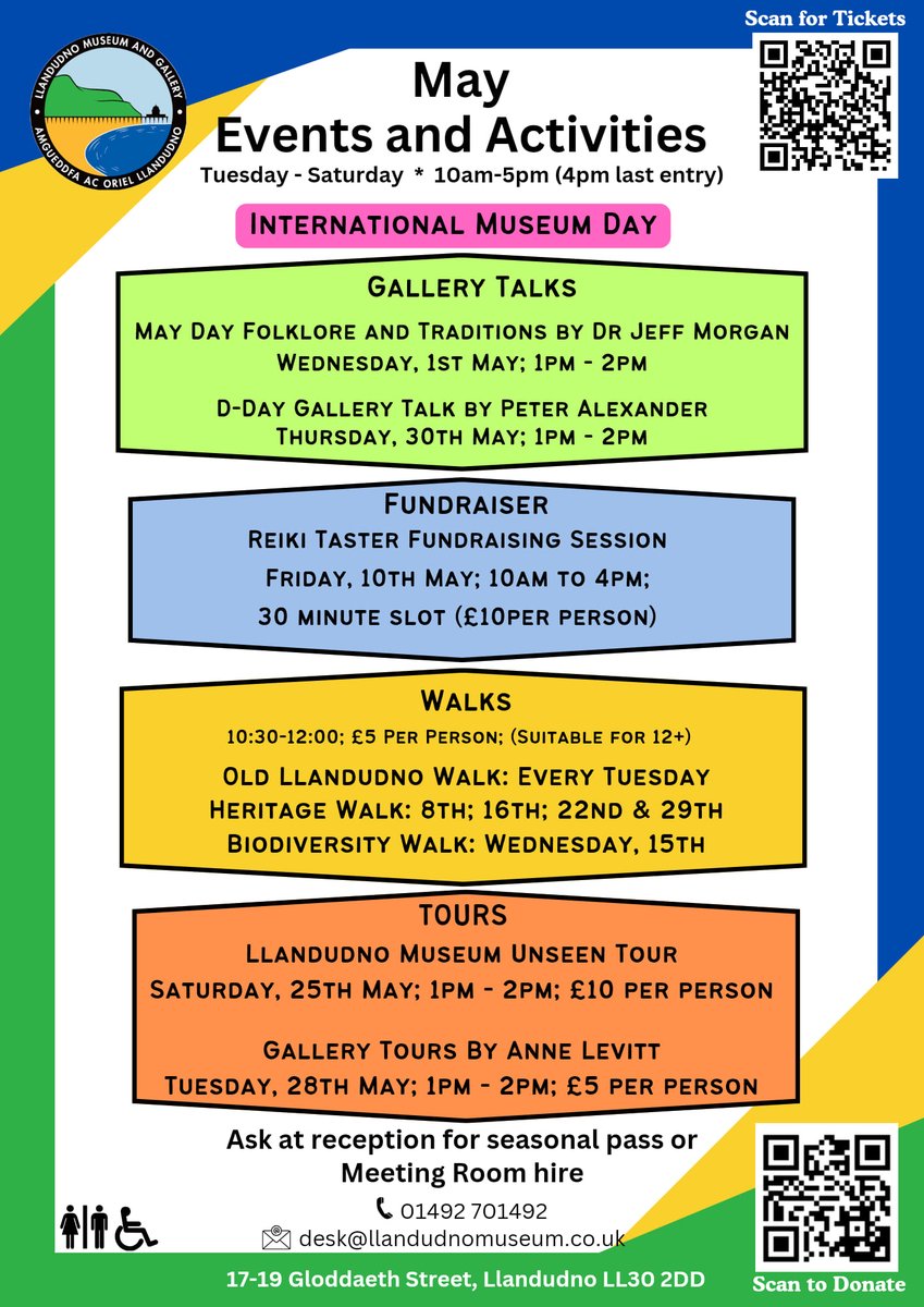 Something old, something new at Llandudno Museum. 
A full May of walks, talks, and stuff from the Bronze Age to The Beatles Age
#NorthWalesSocial
#NorthWales
#NWalesHour
