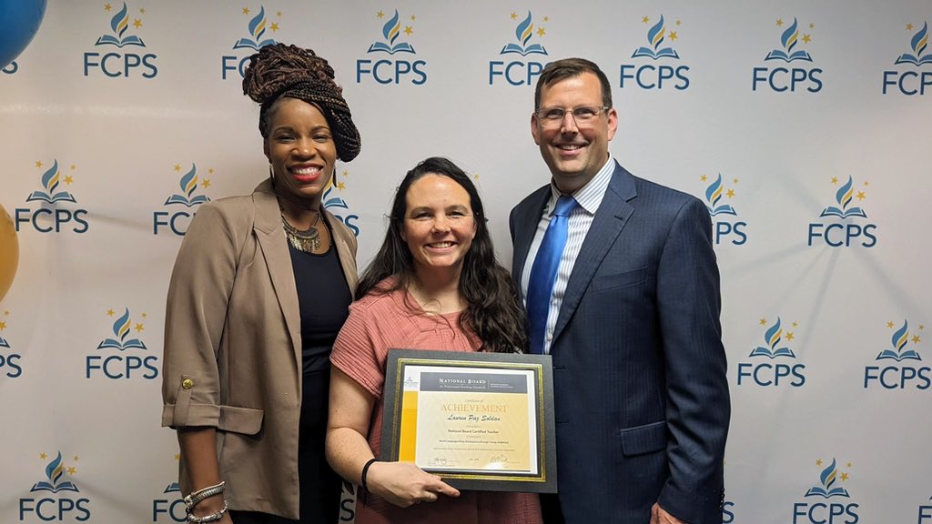 Congratulations to Spanish Teacher, Lauren Paz Soldan, who was recognized at last week’s School Board Meeting for earning her National Board Certification. National Board Certification is the most respected professional certification available in education. #AtomNation