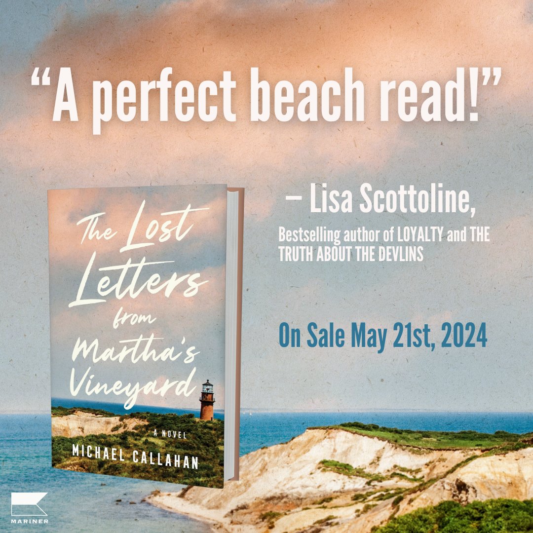 It's officially beach read season and that means diving into @CallahanWrites's gripping THE LOST LETTERS FROM MARTHA'S VINEYARD, out May 21st! Immerse yourself in a stunning mystery that began in vintage Hollywood and travels to modern Martha's Vineyard ✉️ harpercollins.com/products/the-l…