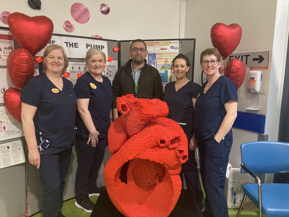 @ULHospitals Cardiology CNS raising awareness of Cardiac Risk Factors and Heart Failure.Thank you for all you do every day for our patients @hseie @breda_dermott @CatrionaAhern @cahill_ciara @MannixK @neasastarr