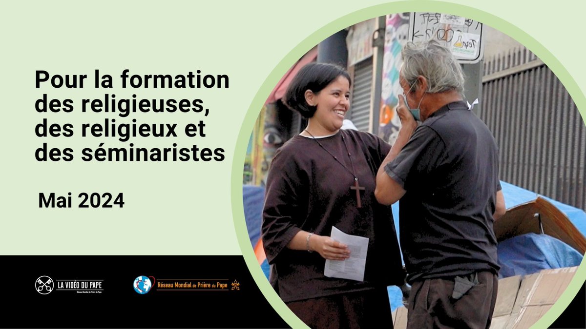 Communiqué de presse @lavideodupape « Pour la formation des religieuses, des religieux et des séminaristes » 🙏   popesprayer.va/fr/2024-5-tpv-…

#IntentiondePrièreduPape #Vocation #Religieux #Religieuses #Séminaristes #PrionsEnsemble @clicktoprayapp @HallowApp @lacatholics