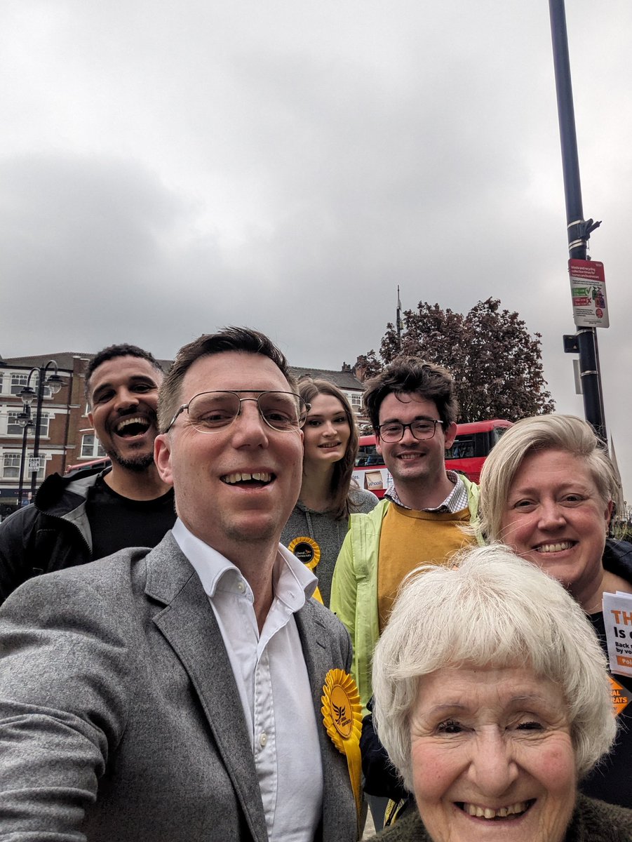 Thanks very much to everybody supporting me and the @LondonLibDems team today in Haringey.