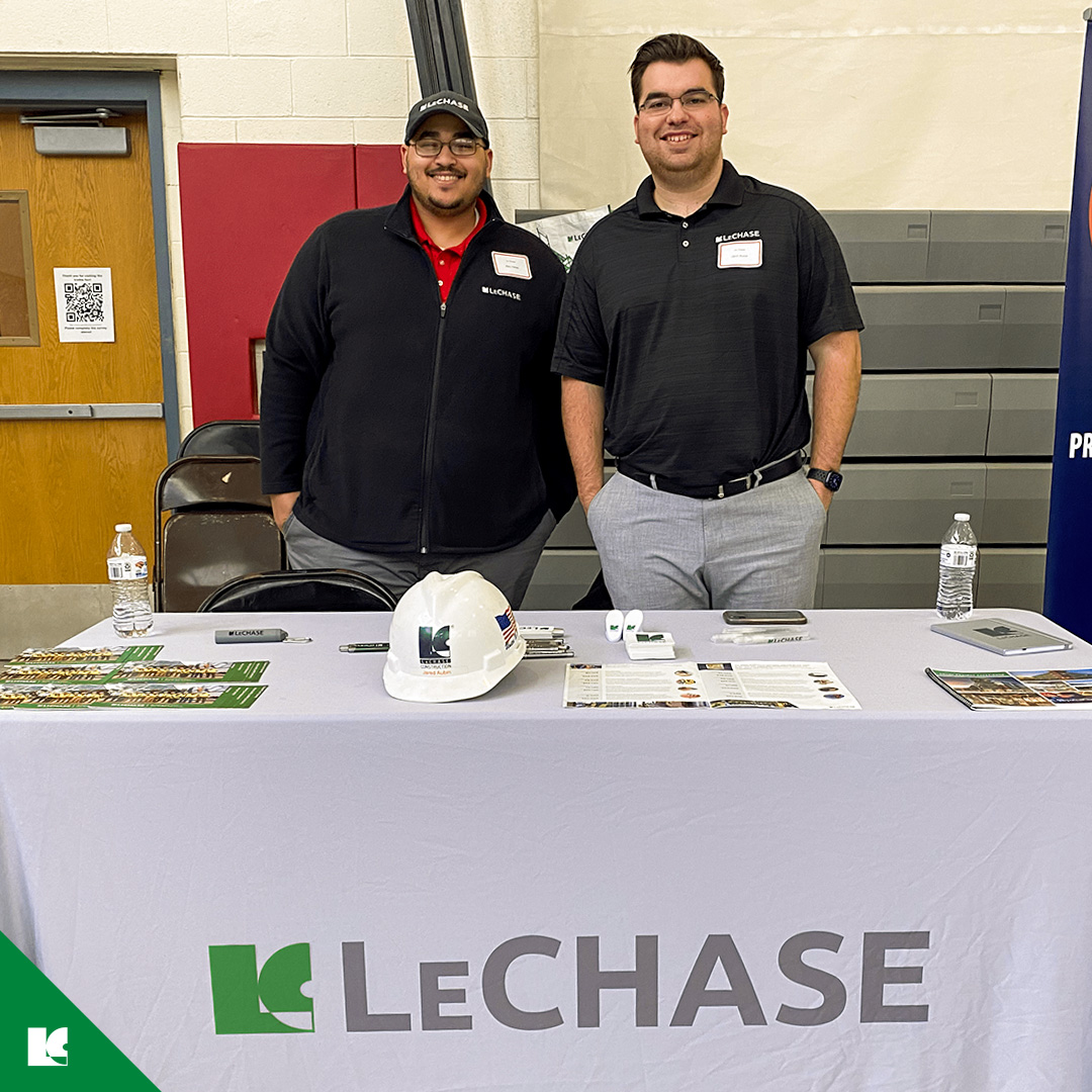 Over the last few weeks, LeChase’s NY Capital Region team has attended multiple school events, connecting with local students and sharing information about the construction industry. ow.ly/JHN650RuVi1 #lechase #careersinconstruction #nycapitalregion