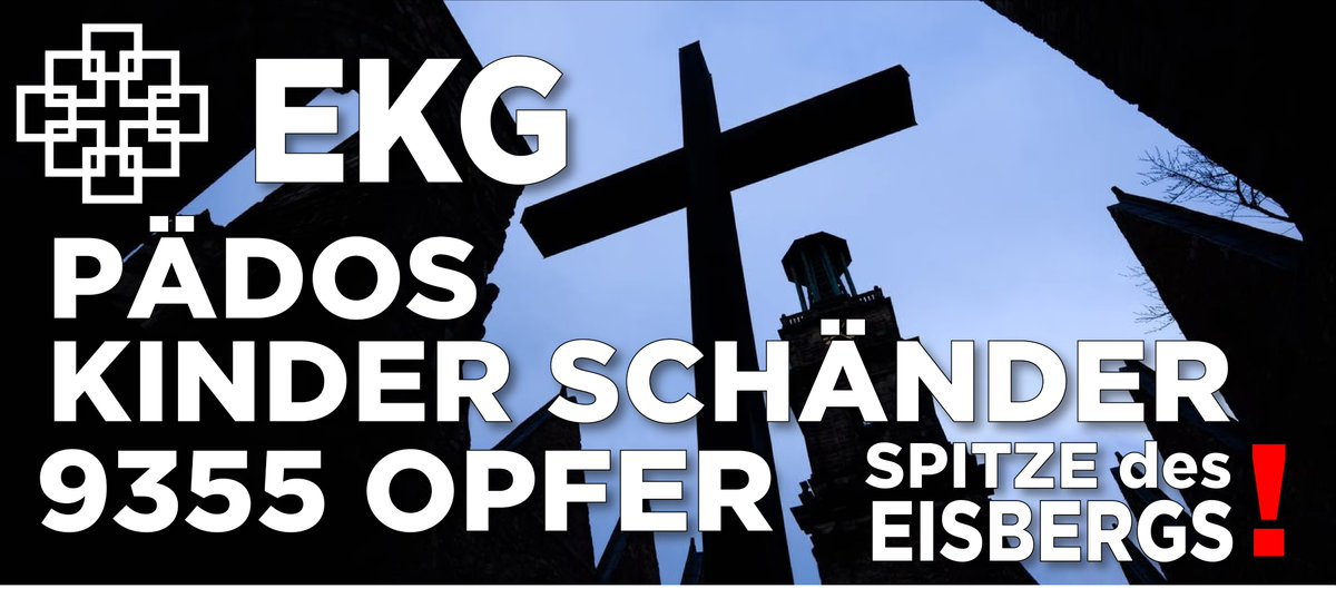 Wer möchte schon in einem PÄDO und Kinder-Schänder Verein sein ⁉️ Es müssen noch mehr werden die AUSTRETEN  .. ‼️ #EKG Ihr grenzt aus, ihr verliert ‼️

Die EINE säuft (Käßmann) - Die ANDERE (Kurschuss) vertuscht und täuscht ‼️
Und der REST ⏬⏬⏬⏬⏬⏬