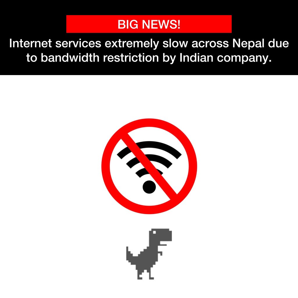 एकदमै SLOWW internet 🤯: Internet services in Nepal have experienced widespread disruption. According to internet service providers (ISPs), the cause of this disruption is because of actions taken by the Indian telecommunications giant, Airtel.