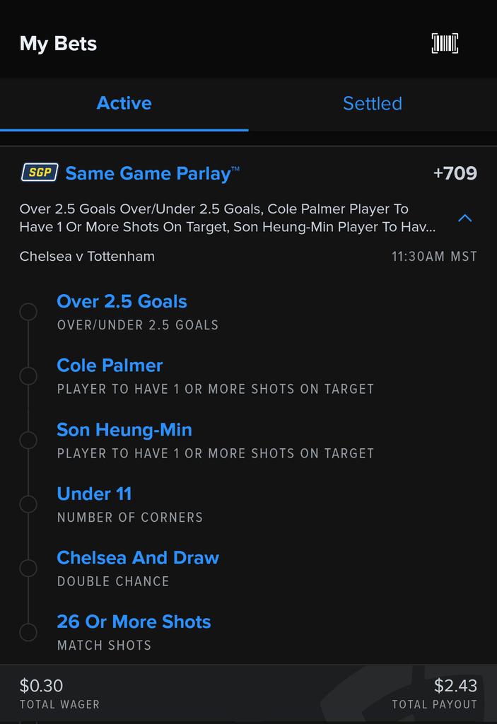 Soccer Parlay
Check out my bet on FanDuel Sportsbook! 
 account.sportsbook.fanduel.com/sportsbook/add…