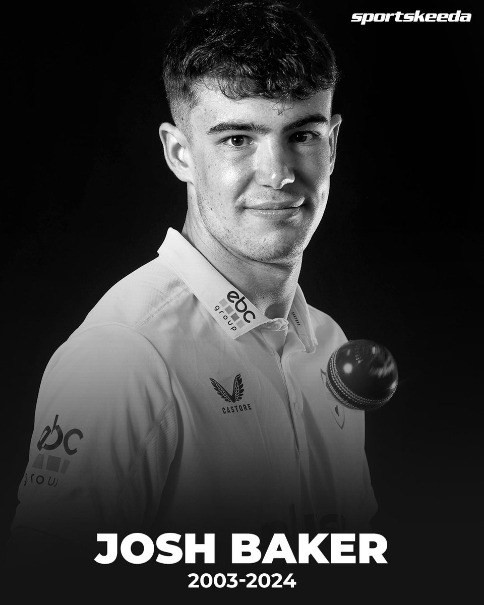 Worcestershire left-arm spinner Josh Baker has died at a mere age of 20 years.

Our deepest condolences with his family. 

#JoshBaker #CricketTwitter #England