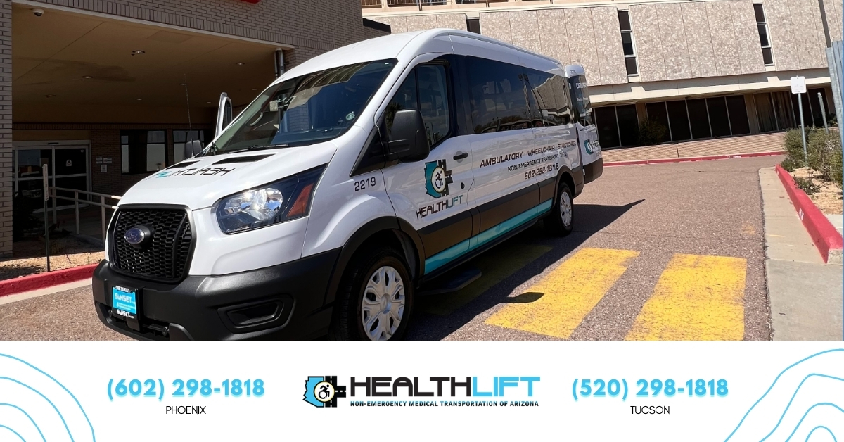 HealthLift NEMT of AZ offers vehicles that can accommodate stretchers and motorized wheelchairs, ensuring a comfortable and customized experience. 🚐

Learn more about us: bit.ly/2JnD0f3  

#NEMT #WheelchairVan #Wheelchair #Stretcher #Bariatric #WheelchairTransportation