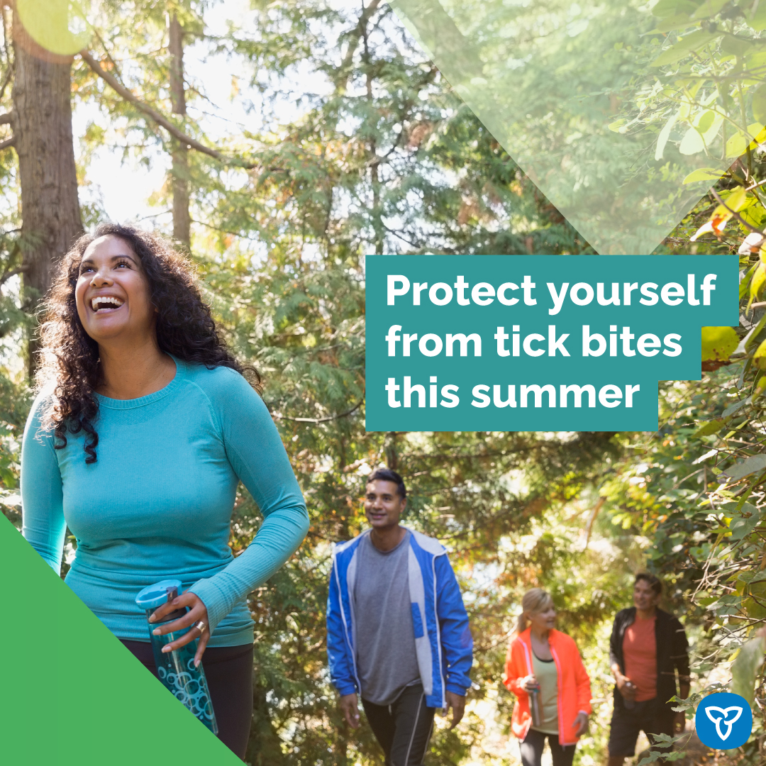 As Ontario starts enjoying the warmer weather again, it is important that we all take steps to protect ourselves and our families from tick bites and tick-borne diseases, so we can safely enjoy time outside this summer. news.ontario.ca/en/release/100…