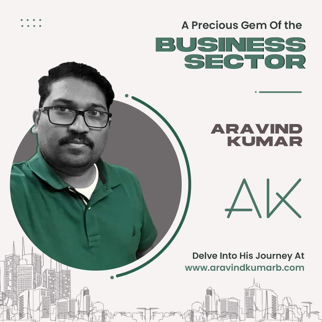 Aravind Kumar is a precious gem of the business sector with over 12 years of experience in generating and developing businesses for US and Indian markets. 

For More Details, Visit: aravindkumarb.com

#TeamSuccess #LeadershipExcellence #AravindKumarB #PeopleManagement