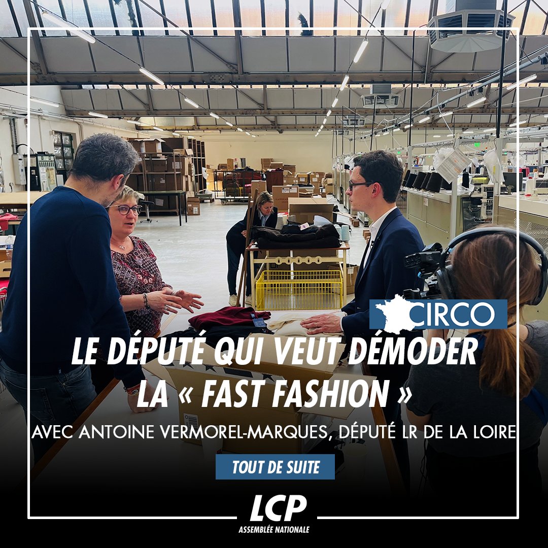A l’heure où les usines reprennent doucement du service, le député LR de la Loire @antoinevermorel s’est lancé dans un combat contre le phénomène de Fast Fashion qui impose une nouvelle concurrence venue de Chine. ➡️Tout de suite, #CIRCO de @CPerrouault. #Shein