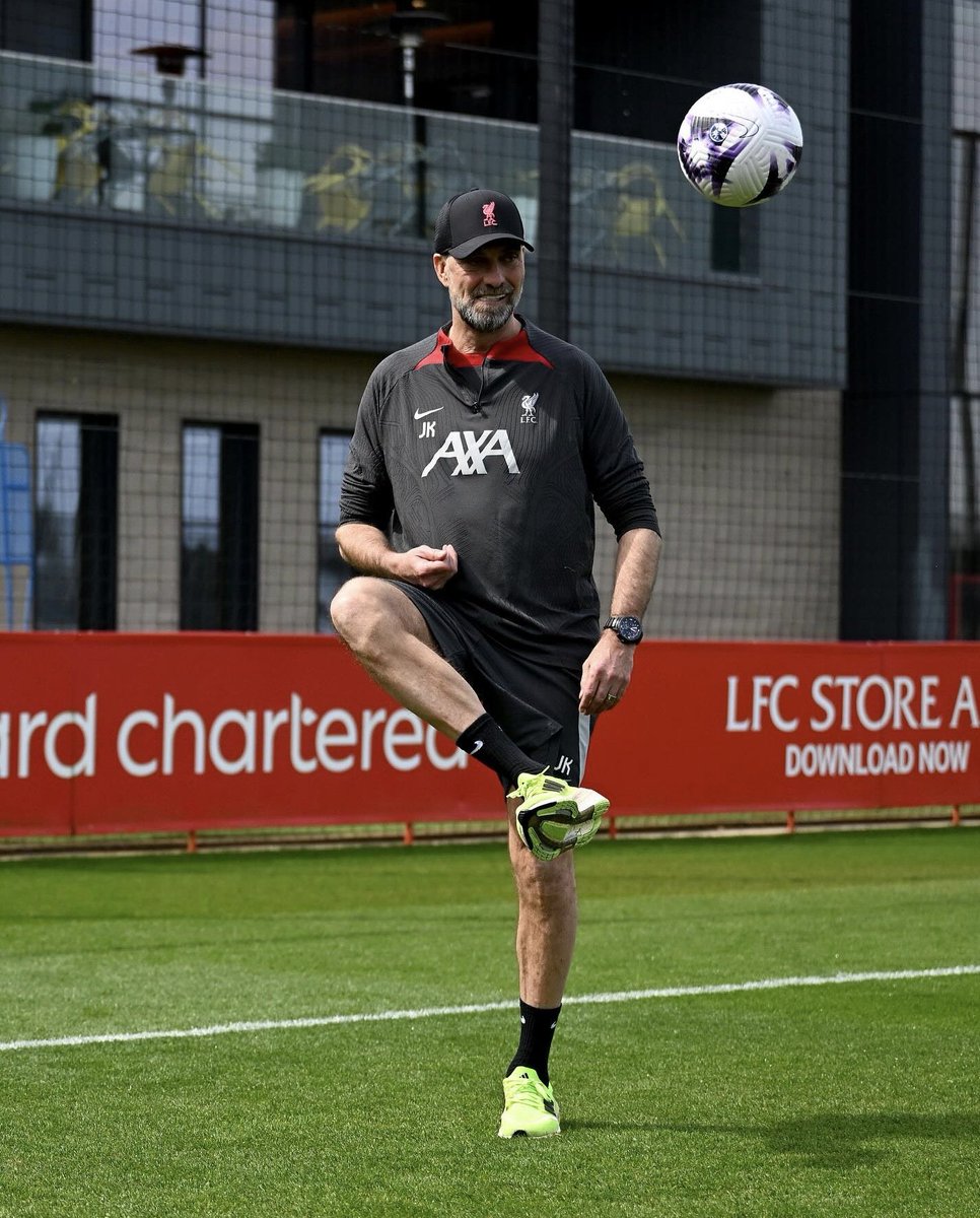 Klopp in training today