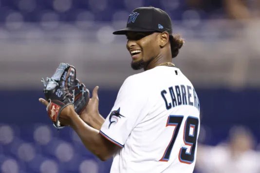 Omgitsacee's tweet photo. Edward Cabrera Over 6.5 k’s .#MLB #Marlins https://t.co/5EyPXqhtrs