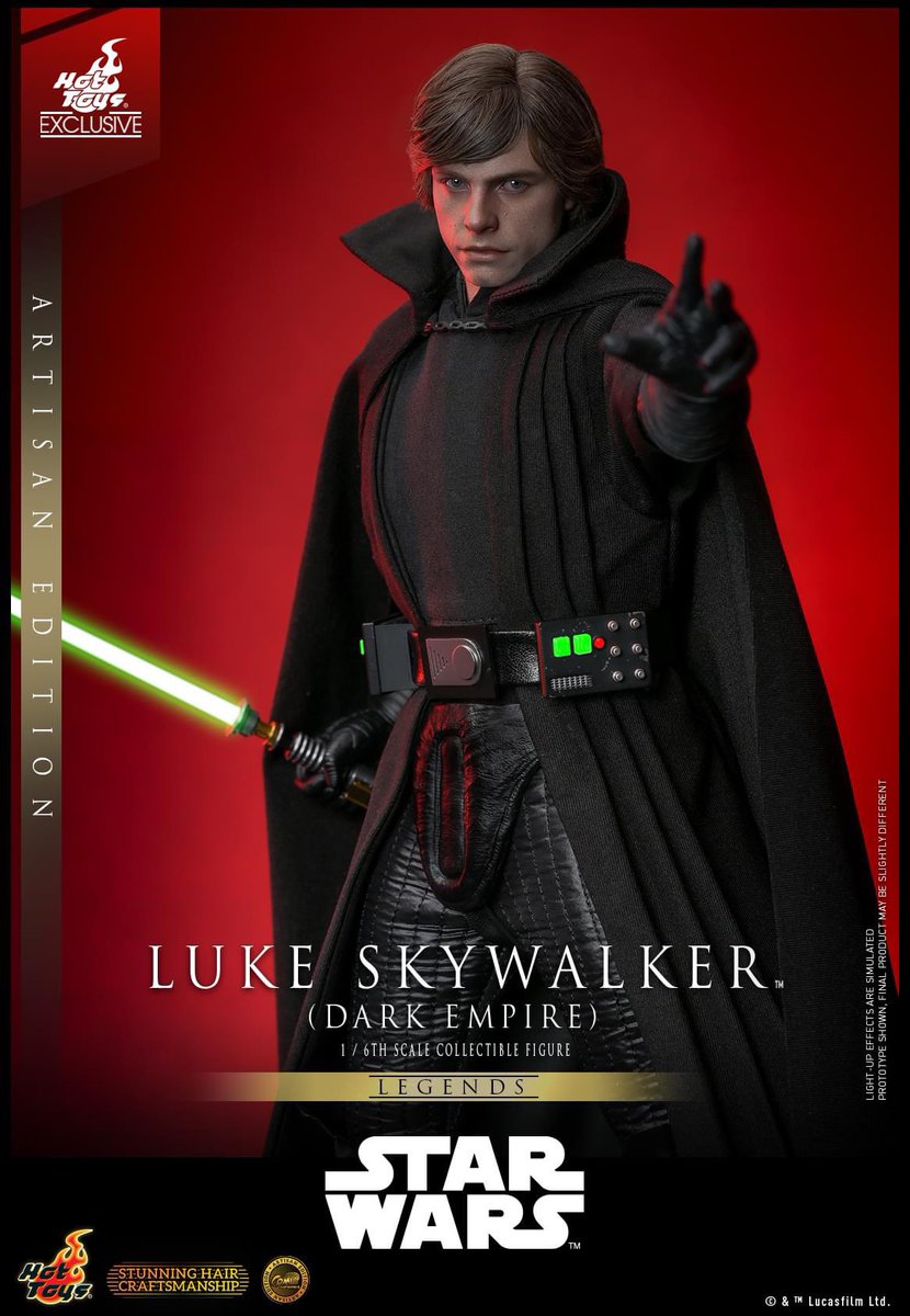Hot Toys reveals exclusive 1:6 Scale Luke Skywalker (Dark Empire) figure #hottoys #starwars #darkempire #lukeskywalker #sixthscale #sixthscalefigure
