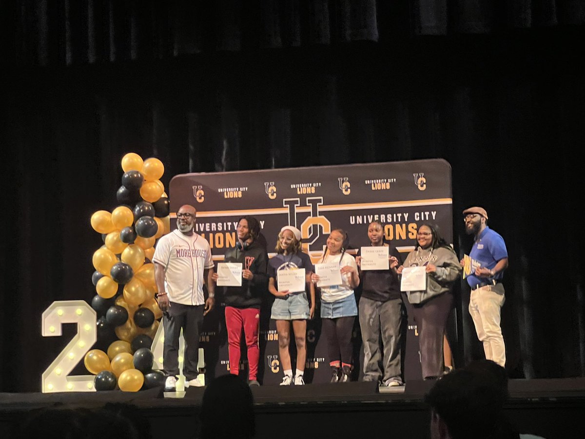 It’s such a joy to celebrate our <a href="/UCitySchools/">UCity Schools</a> UCHS Class of 2024 scholars!  Our signing day exemplifies our vision of learning reimagined. Yes, our students are amazing! My heart is so full! #lionpride