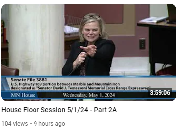 Neu Brindley using the force in this thumbnail 😂 #mnleg