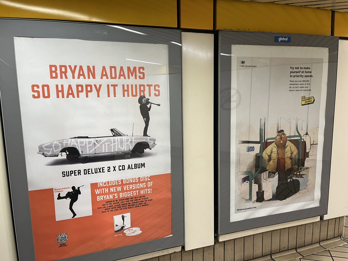 How long has this Bryan Adams album been out? Feels like this poster has been up for years.