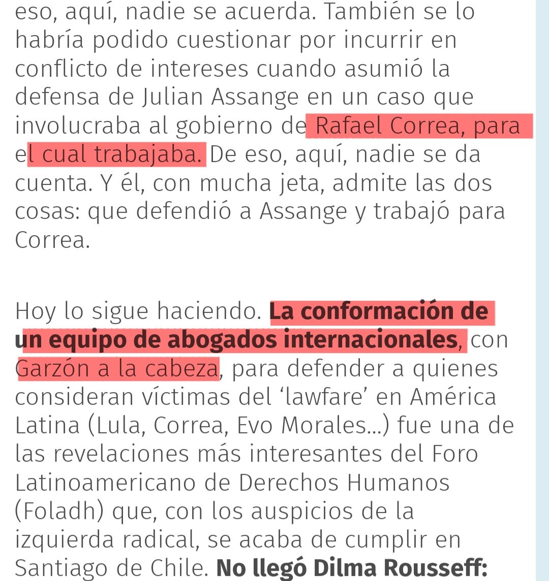 El mamarracho de a belga jamás puede🤐 la boca, critica contratación de abogados internacionales para defender Ec, pero él con la plata q nos robó contrató al español Baltazar Garzón, un impresentable destituido en España x prevaricato q cobra millones.
Eres una huevad* mashit!