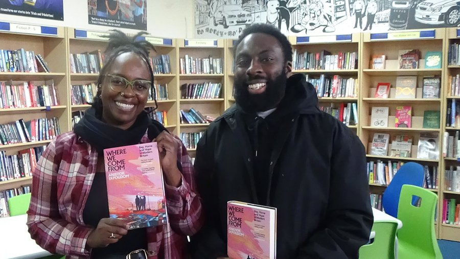 We are proud to have been working with @Literacy_Trust for many years on new & innovative projects - long may this continue. Thank you @AniefiokEkp for taking the time to visit @StaffsLibraries in HMP Swinfen Hall & deliver such a brilliant writing session. Thank you @Susab17