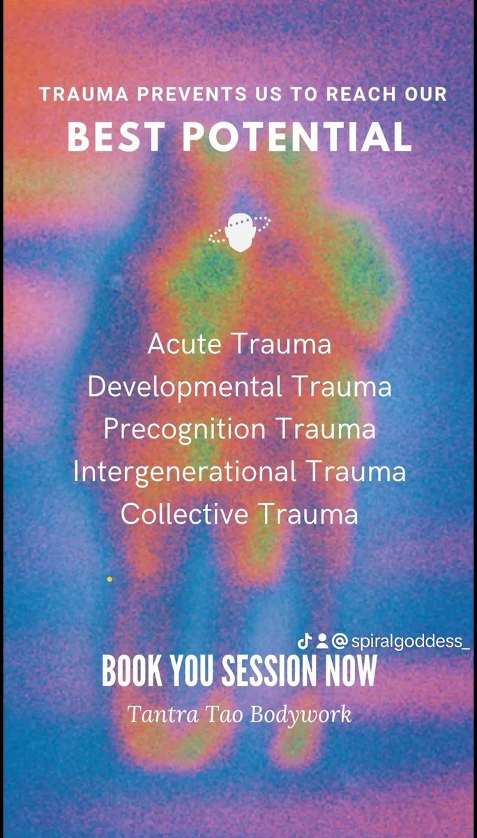 Trauma can be held in the body, leading to physical symptoms years later, such as headaches, jumpiness, chronic pain, and dissociation. 
Trauma prevents us to achieved our best potential 
#somaticbodywork #traumarelease #emotionaldetox #deepbodywork #deeprelaxation
