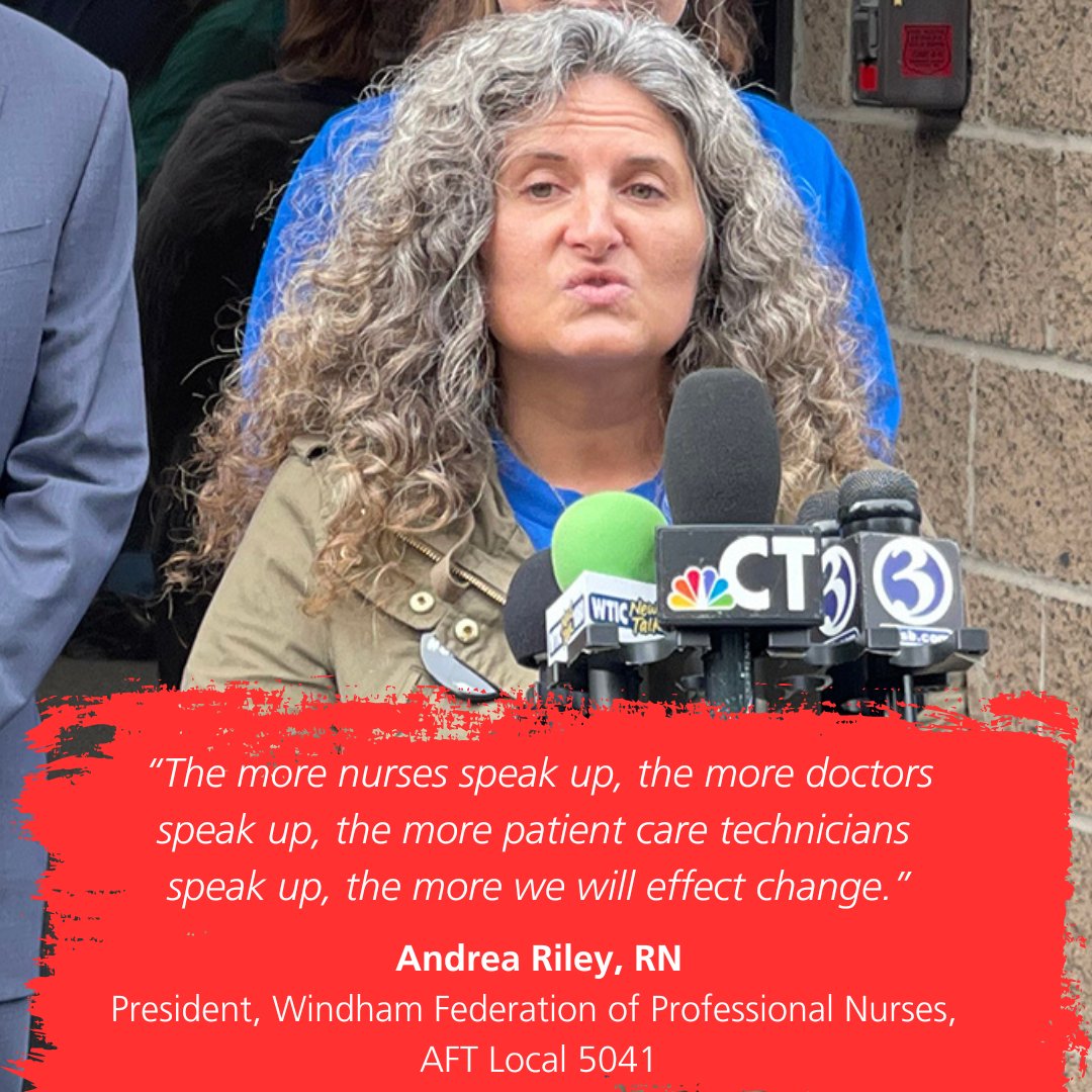 Expanding local & statewide collective bargaining & legislative advocacy successes to nat'l level; protecting #HospitalStaff from dangerous mandatory OT practices: aftct.org/2024/04/09/lea… #CodeRED @AFTUnion @AFTHealthcare @AFLCIO @ConnAFLCIO