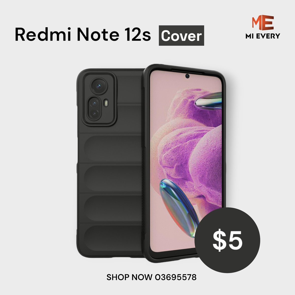 Mievery_Lebanon's tweet image. Anti-fall airbag for #RedmiNote12S
Black color Available Now 
Price 5$ 
#BuyNow 03695578

#Xiaomi #Covers #XiaomiLebanon#ShopOnline