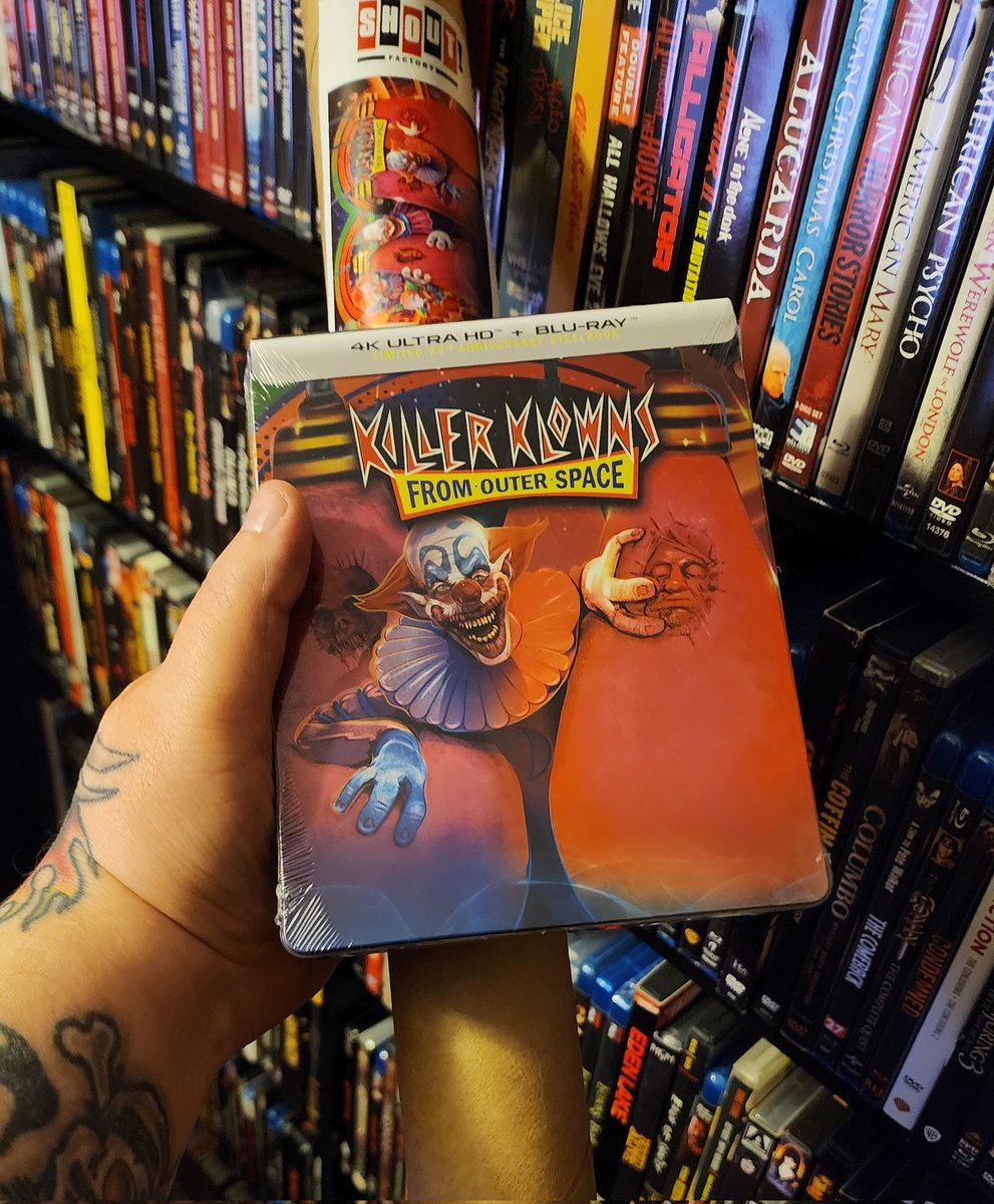 Killer Klowns from Outer Space (1988). 
#4kultrahd #horror #physicalmedia #KillerKlownsfromOuterSpace
#ScreamFactory