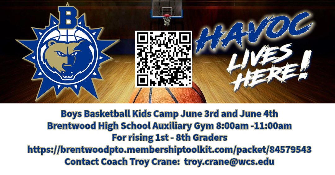 Summer Camp Season is right around the corner. Please consider sending your son to our camp. Awesome schedule of instruction and skills competitions for grades 1-5 & 6-8.Trophies for competitions and “Code Blue” Camp Shirt! #BringTheHavoc