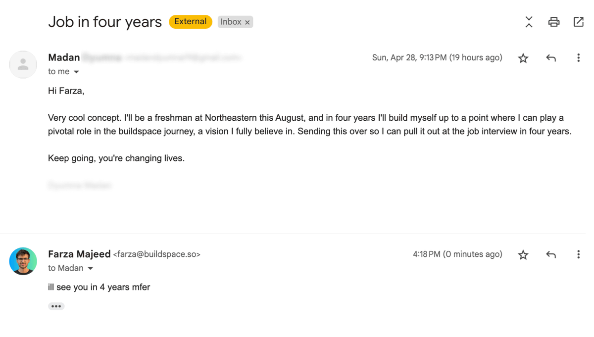 this email is the start of an anime 😂