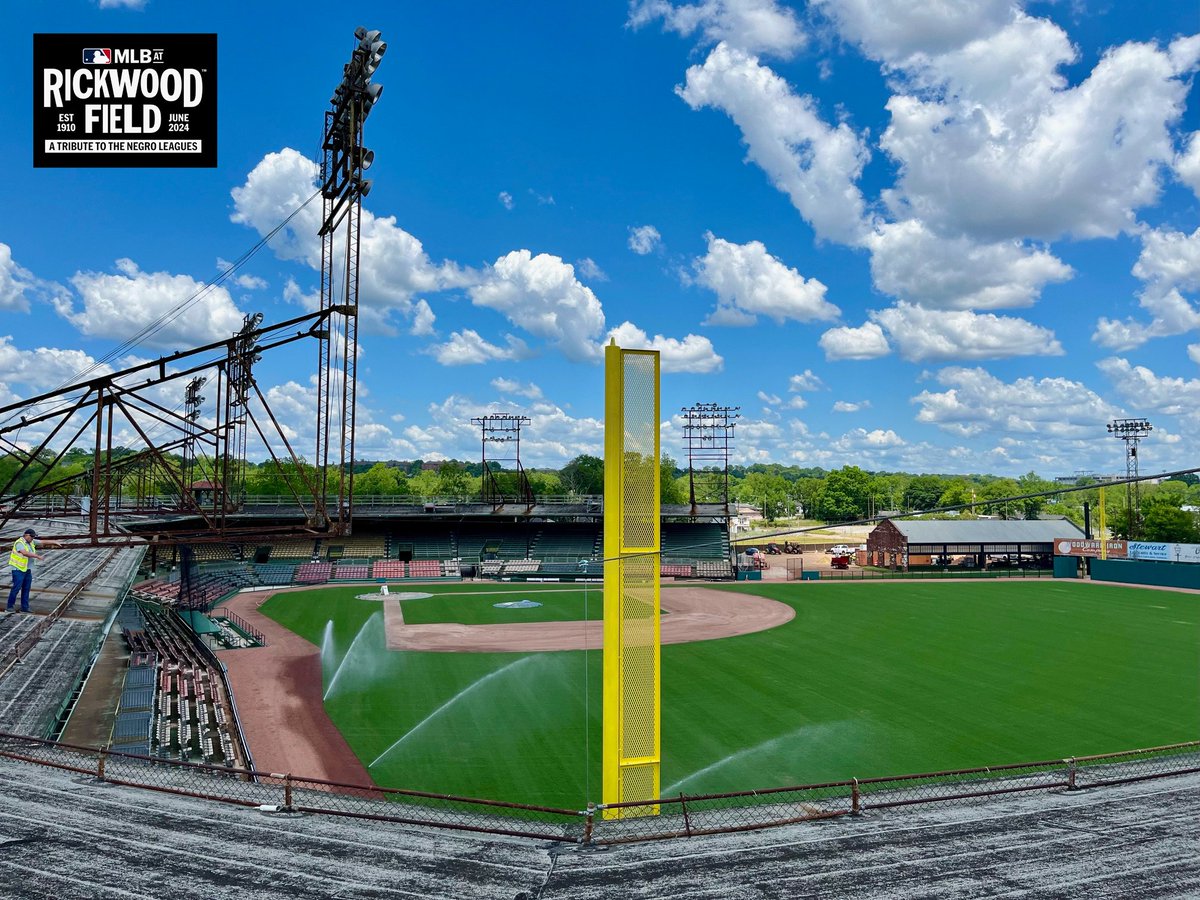 On the 104th anniversary of the first Negro Leagues Opening Day, let's look at the current renovation progress at Rickwood Field in anticipation of both the MLB & MiLB games in tribute to the legacy of the Negro Leagues.

The work at this historic ballpark continues as we get…